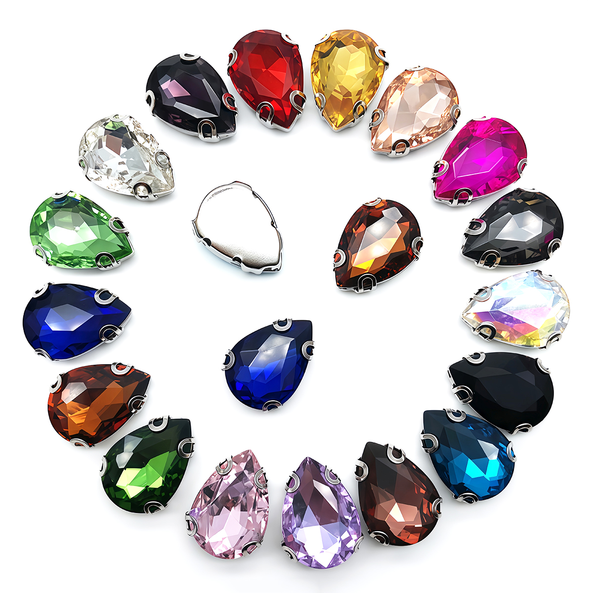 Sewing Garments - Water Drop Crystal Glass Rhinestones with