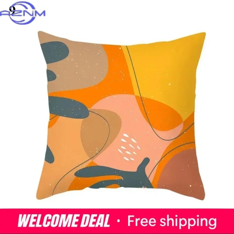 Boho Orange Abstract Cushion C - Century Textile & Sewing Supply Online Shopping 리뷰 및 가격