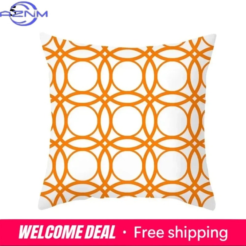 Boho Orange Abstract Cushion C - Century Textile & Sewing Supply Online Shopping 리뷰 및 가격