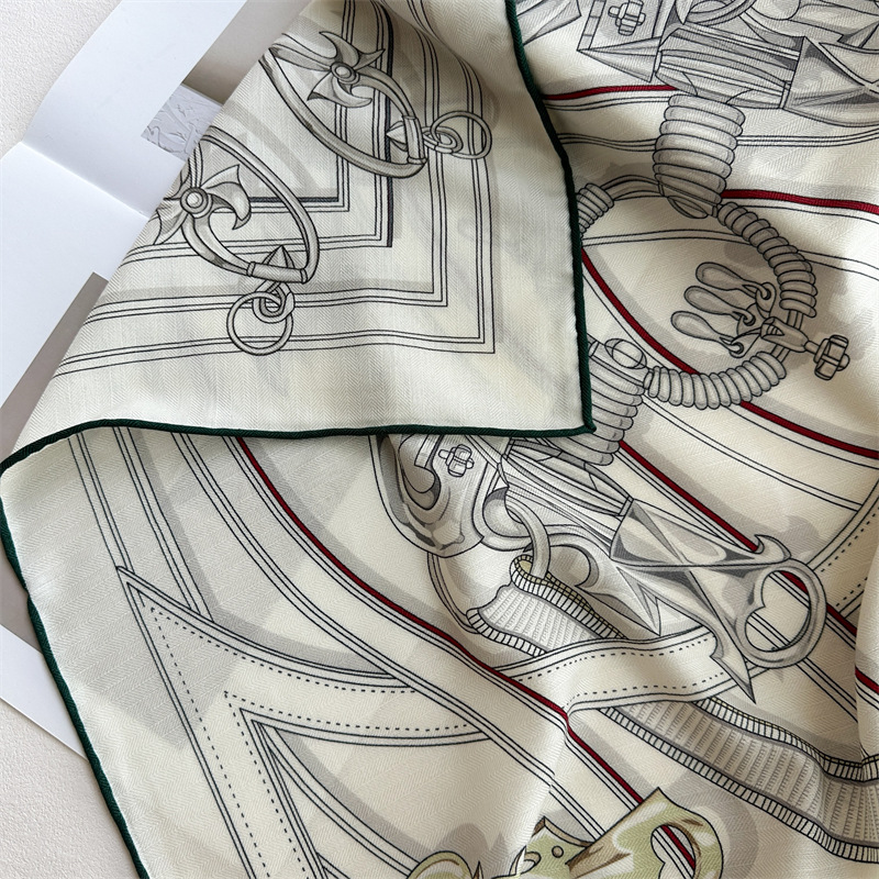 40% Silk 60% Wool Scarf 135x13 - Sewing Hemming 리뷰 및 가격