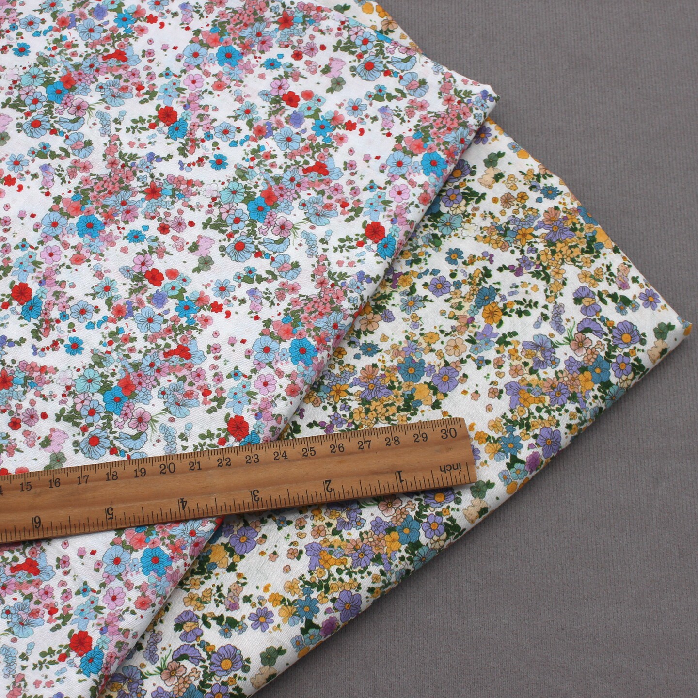 Vintage Floral 100% Cotton Fab - Vintage Sewing Textile 리뷰 및 가격