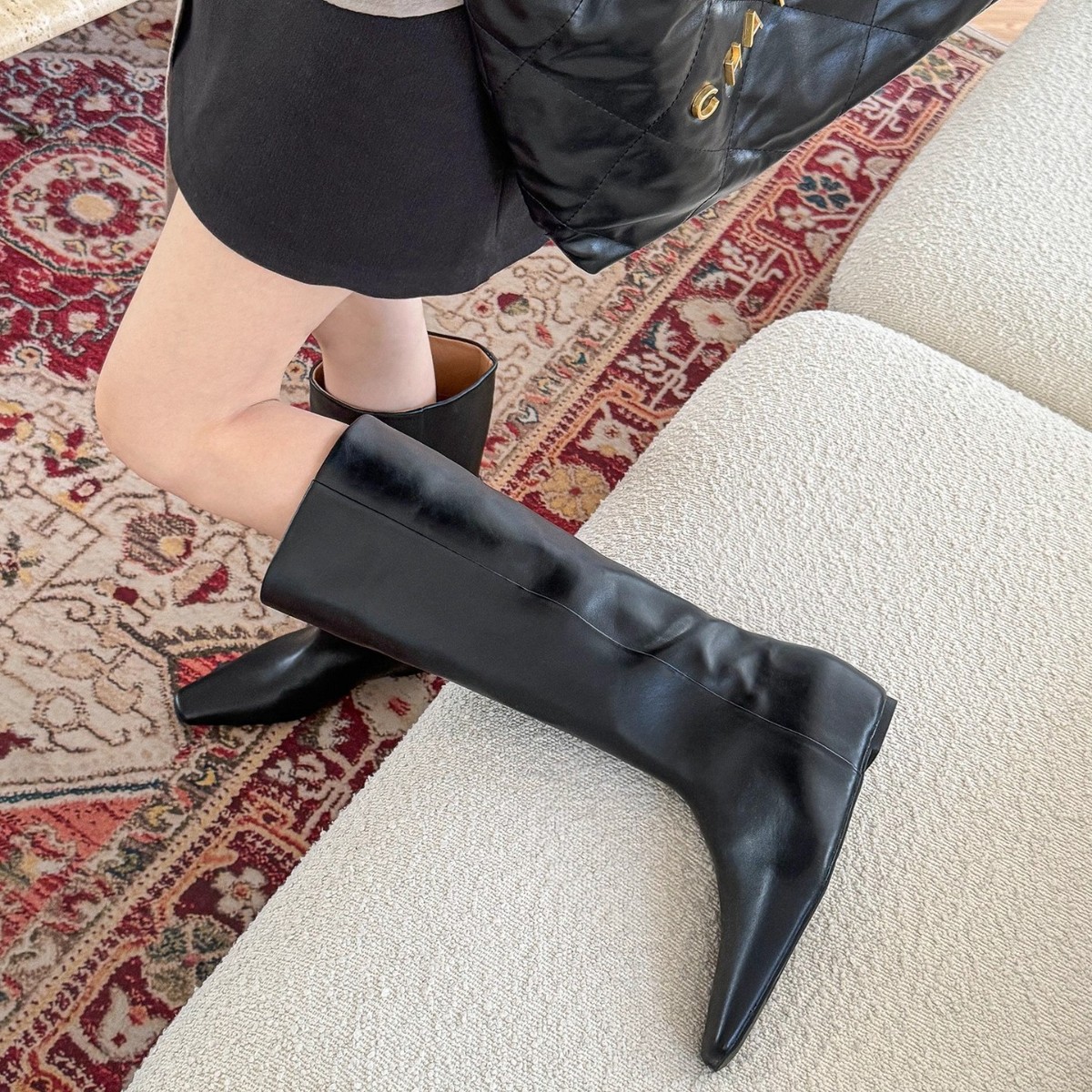 Long boots women's 2025 autumn - Sewing Nylon 리뷰 및 가격