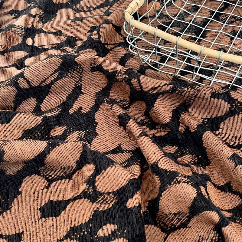 Brown Rock Texture Woven Fabri - Vintage Sewing Textile 리뷰 및 가격