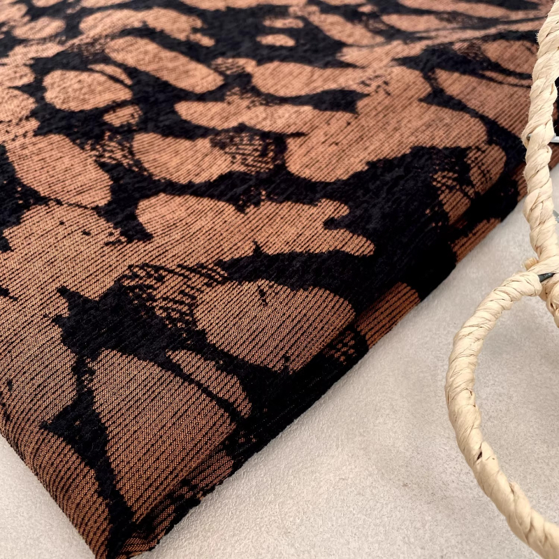Brown Rock Texture Woven Fabri - Vintage Sewing Textile 리뷰 및 가격