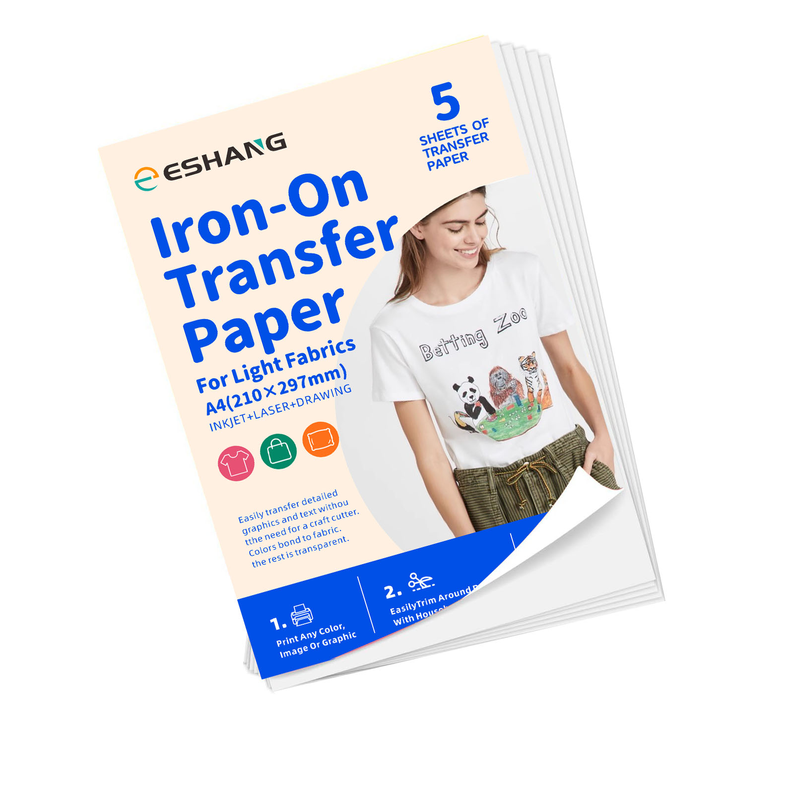 5 Sheets A4 Heat Transfer Pape - Fabric Softener Sheet 리뷰 및 가격