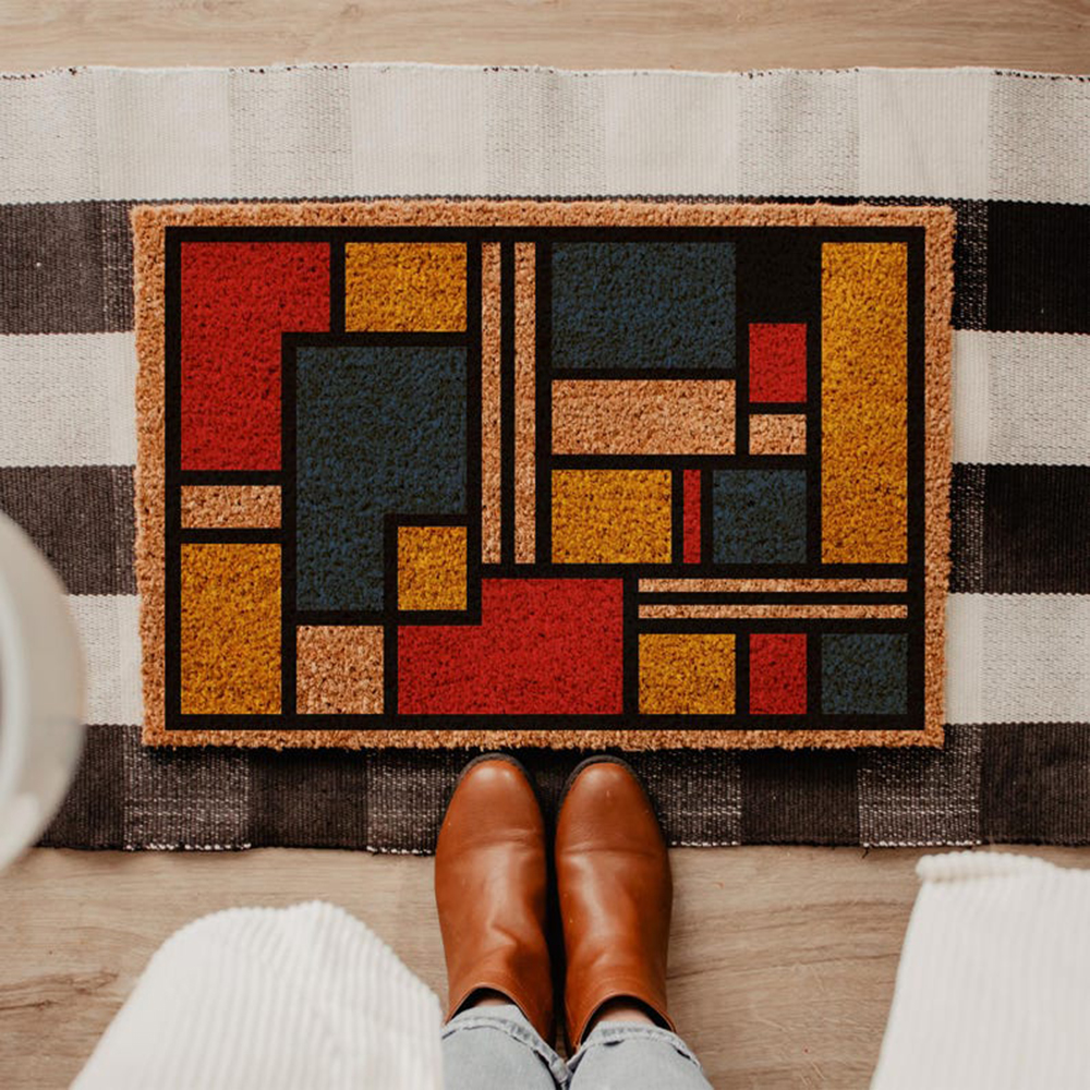 Mid Century Modern Doormat Bau - Century Textile & Sewing Supply Online Shopping 리뷰 및 가격