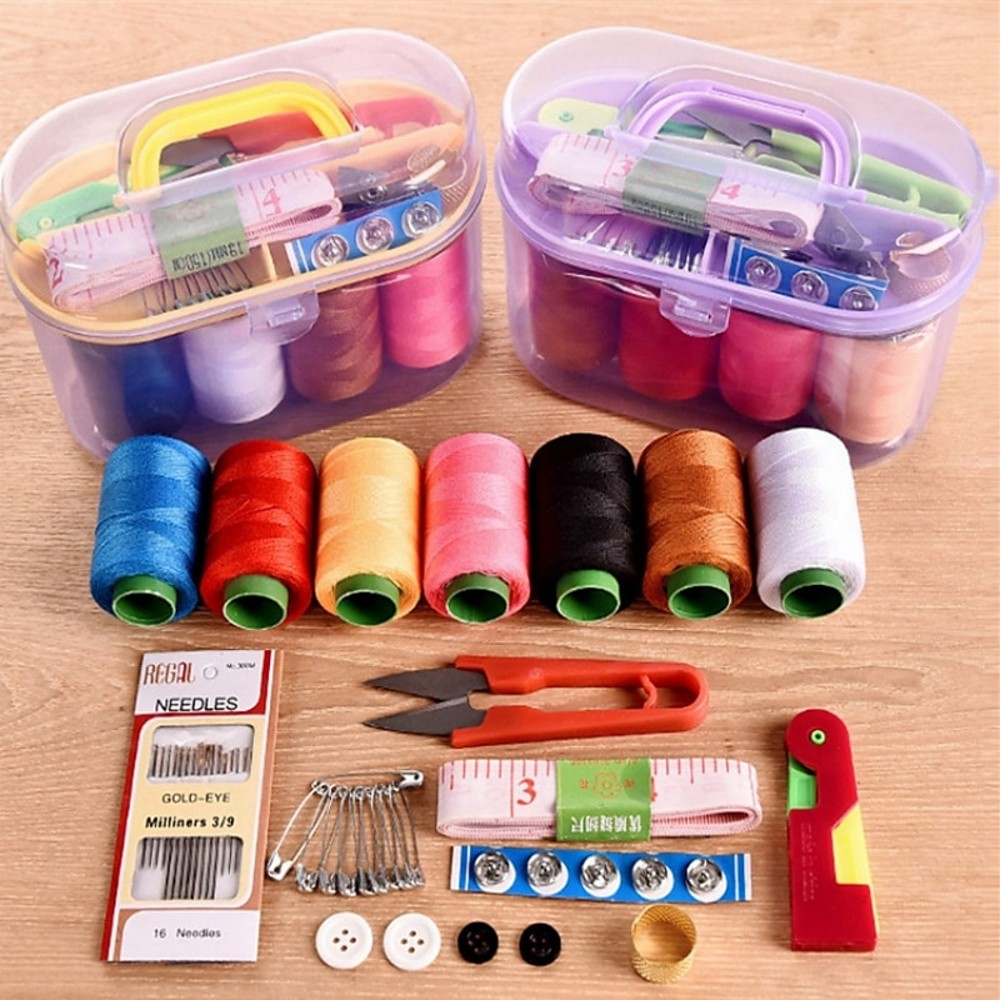 1Set Large Sewing Box Set Hous - Textile Sewing Kit 리뷰 및 가격