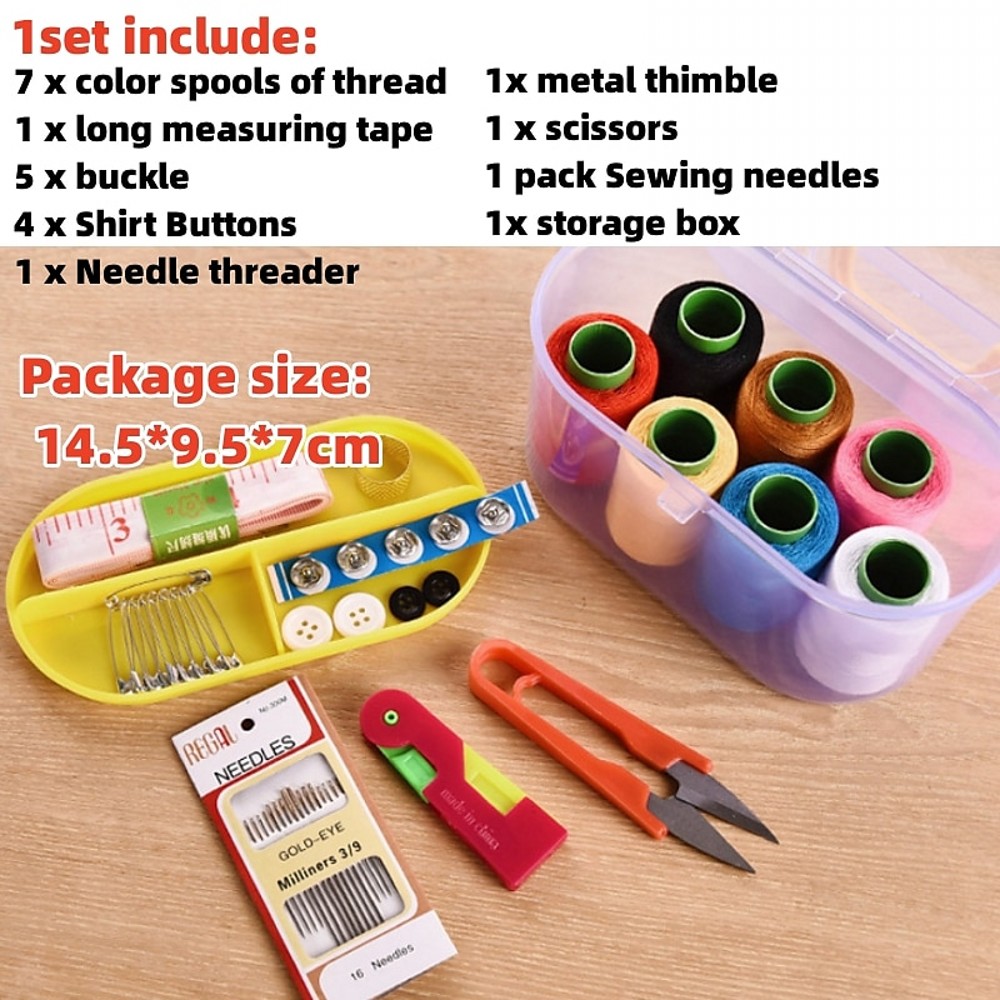 1Set Large Sewing Box Set Hous - Textile Sewing Kit 리뷰 및 가격