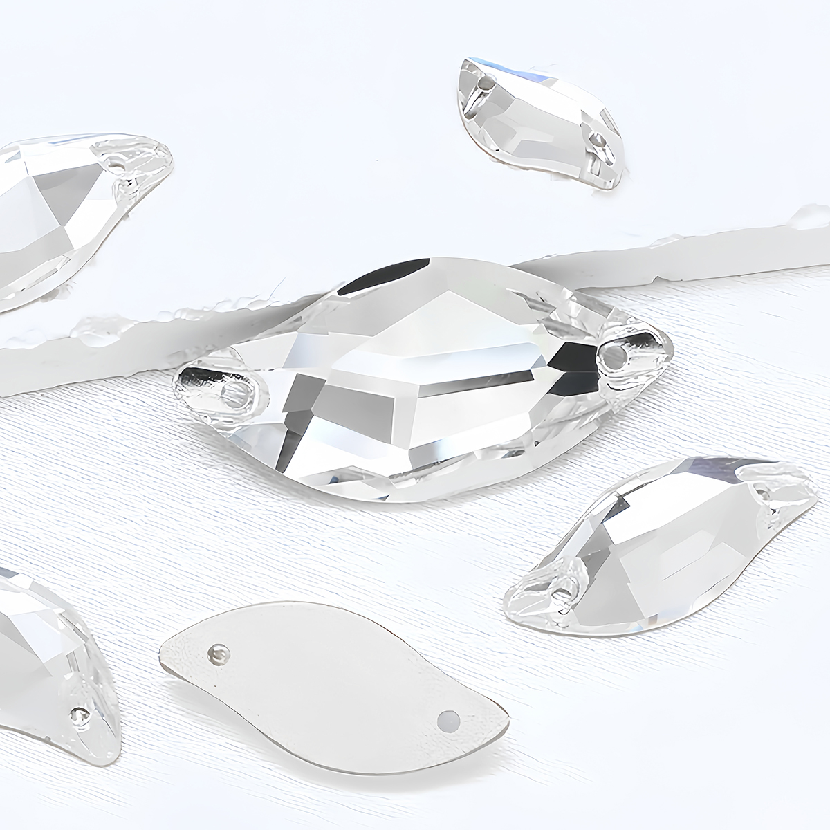 S Shape Sew On Rhinestone Crys - Sewing Garments 리뷰 및 가격