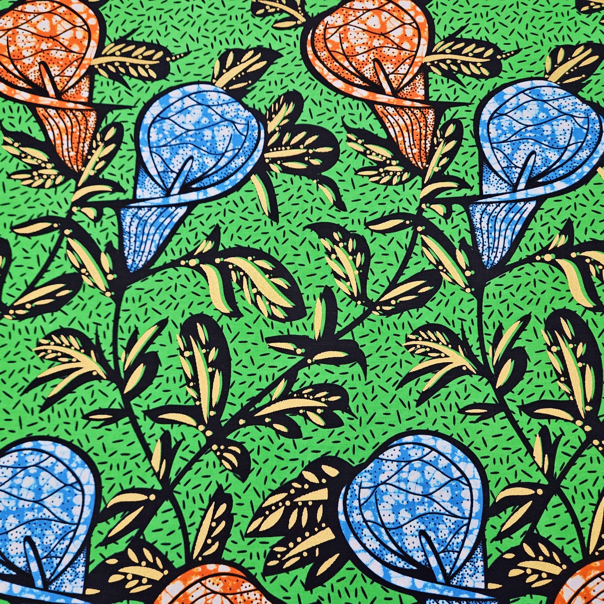 46Inch Wide 6Yards Long Cotton - Sewing Batik Fabric 리뷰 및 가격