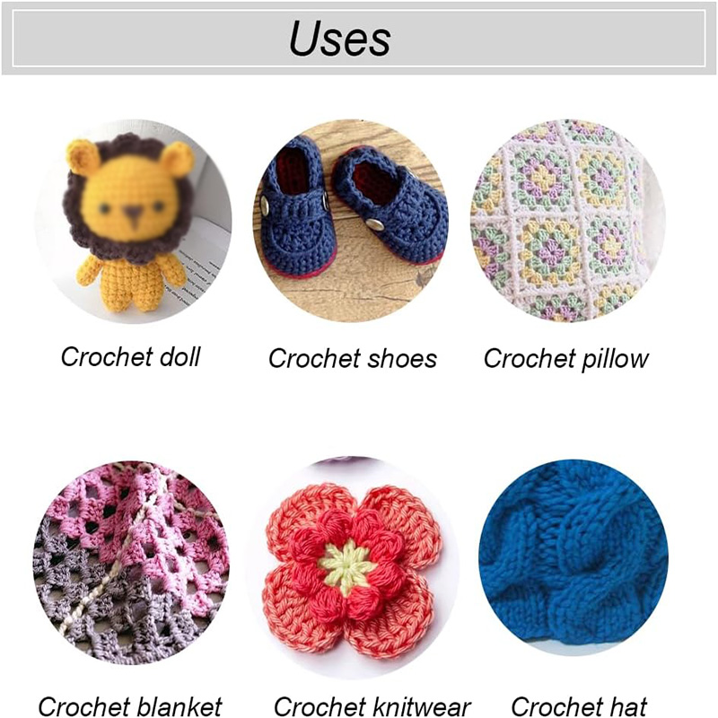 4 Pcs Stainless Steel Crochet  - Textile Sewing Kit 리뷰 및 가격