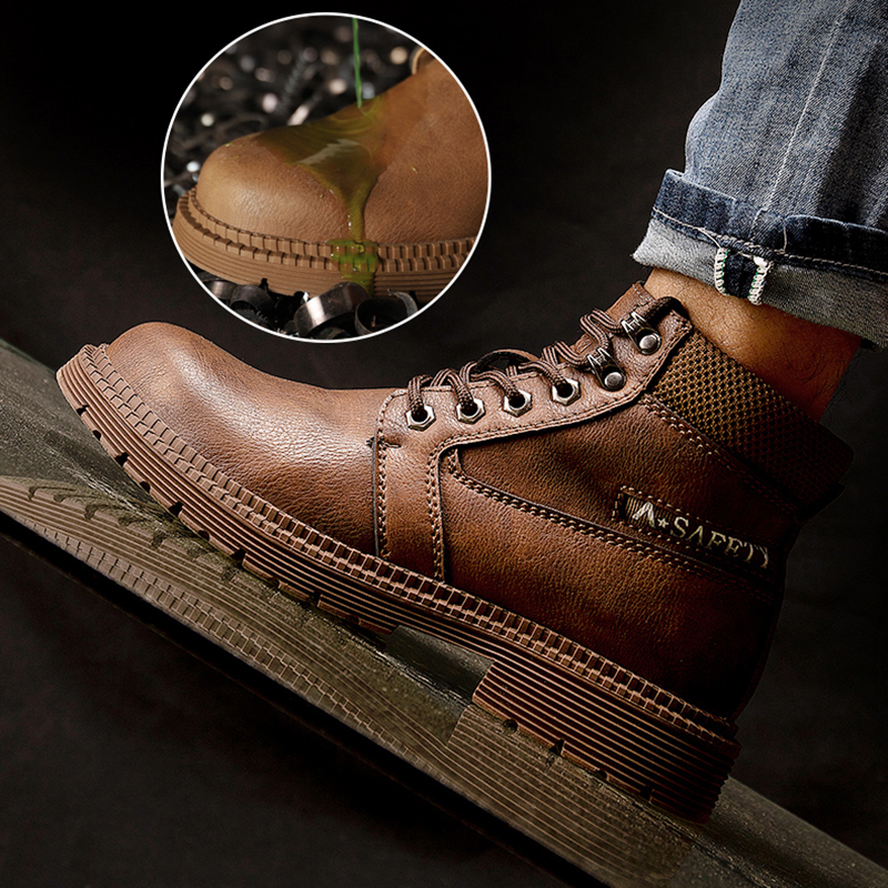 Waterproof Work Boots Steel To - Sewing Nylon 리뷰 및 가격