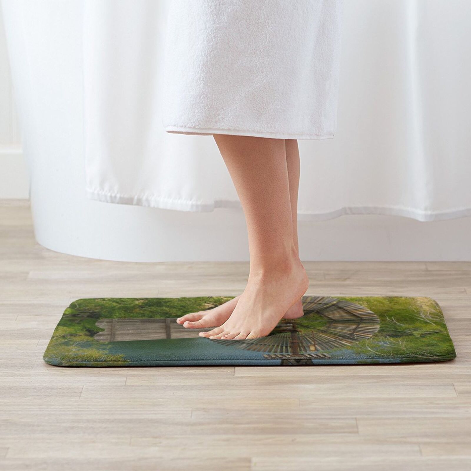 Wooden Windmill Carpet Mat Rug - Century Textile & Sewing Supply Online Shopping 리뷰 및 가격