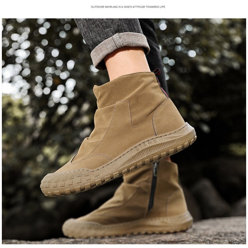 Men's High-Top Hiking Shoes fo - Sewing Nylon 리뷰 및 가격