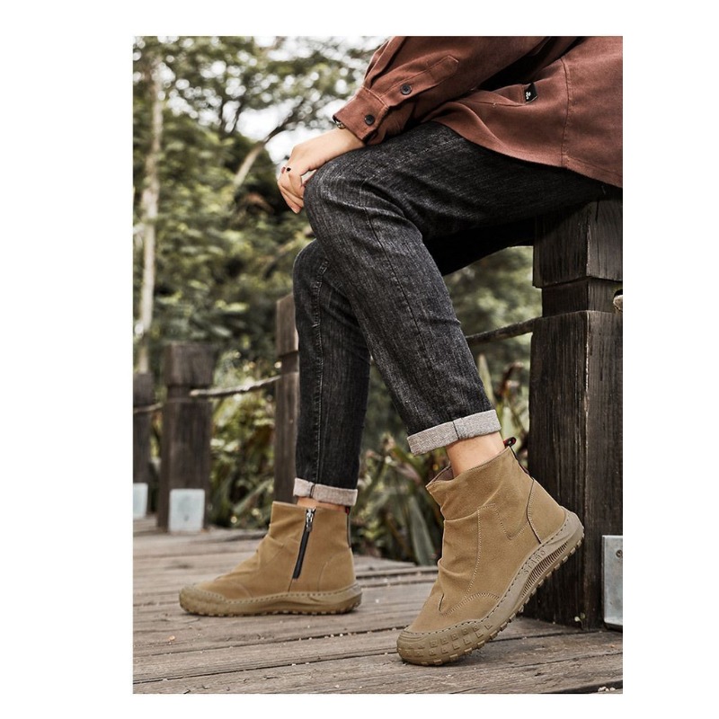 Men's High-Top Hiking Shoes fo - Sewing Nylon 리뷰 및 가격