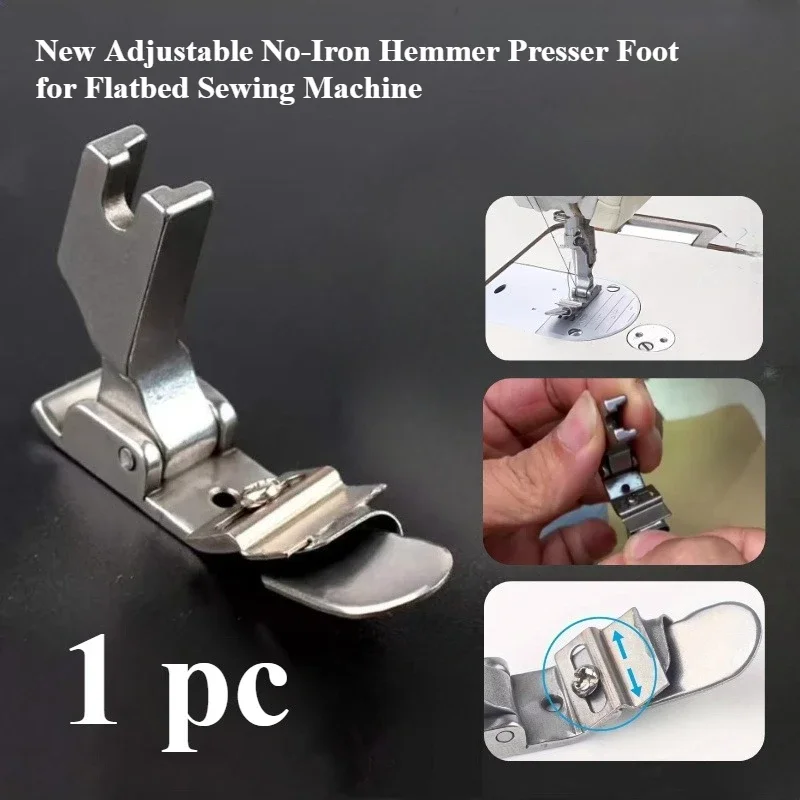 Adjustable No-Iron Hemmer Foot - Sewing Hemming 리뷰 및 가격