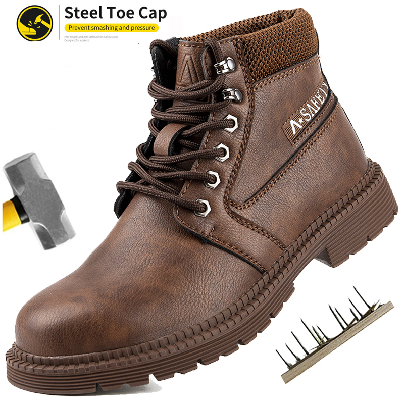 Unisex Safety Shoes Steel Toe  - Sewing Nylon 리뷰 및 가격