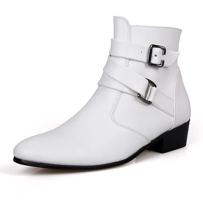 New Men's Boots Leather Chelse - Sewing Nylon 리뷰 및 가격