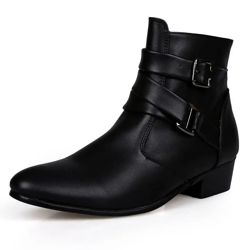 New Men's Boots Leather Chelse - Sewing Nylon 리뷰 및 가격