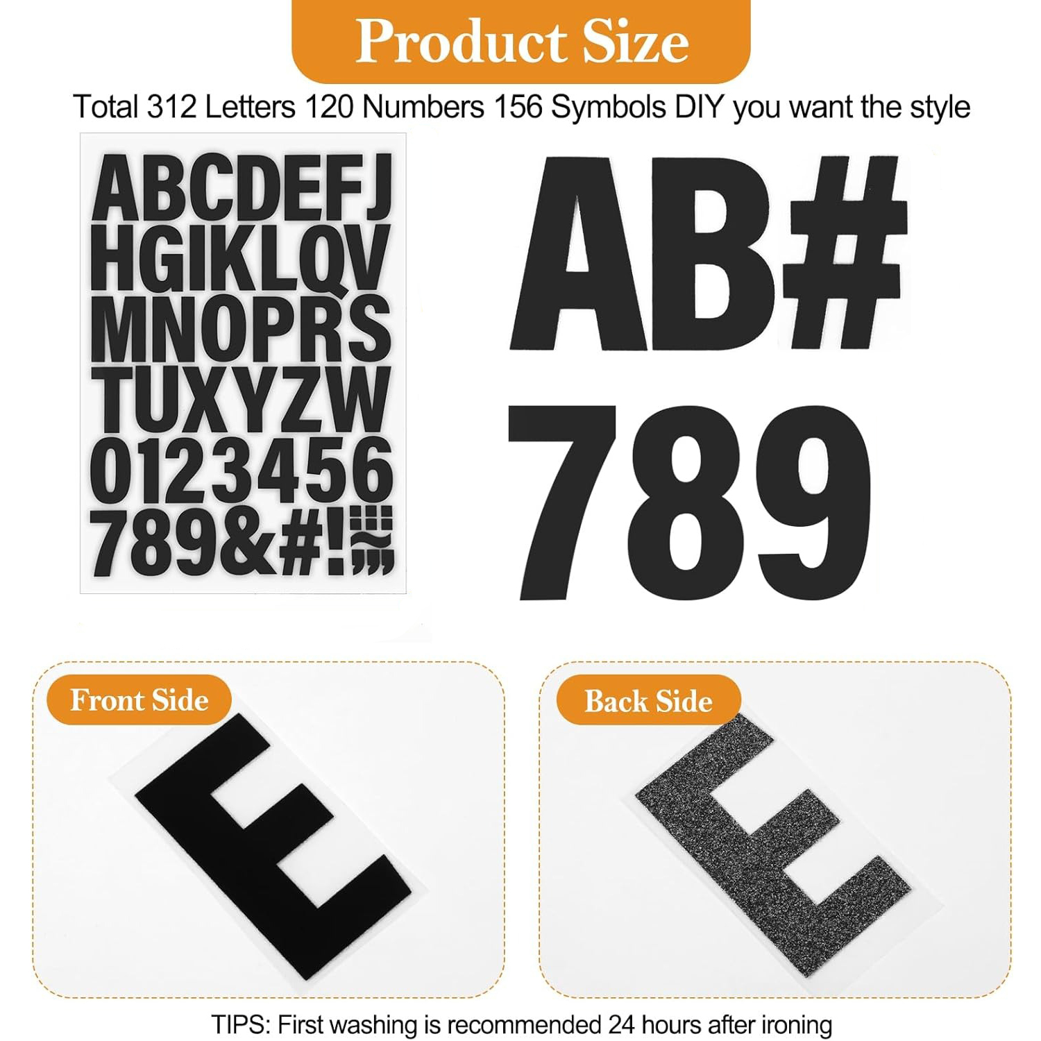 4 Sheets Iron on Letters Heat  - Fabric Softener Sheet 리뷰 및 가격