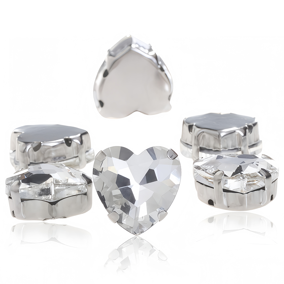 Heart Shape Glass Rhinestones  - Sewing Garments 리뷰 및 가격