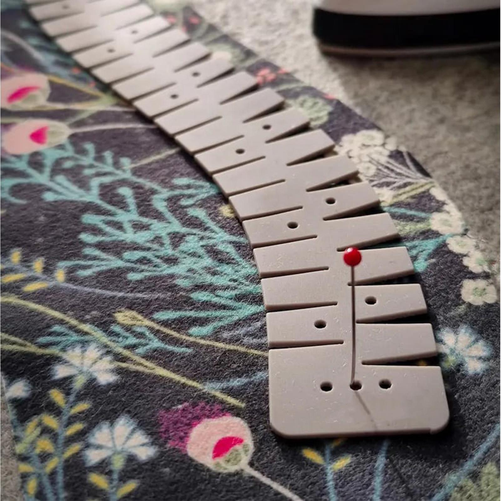Silicone Hemming Ruler With Ma - Sewing Hemming 리뷰 및 가격