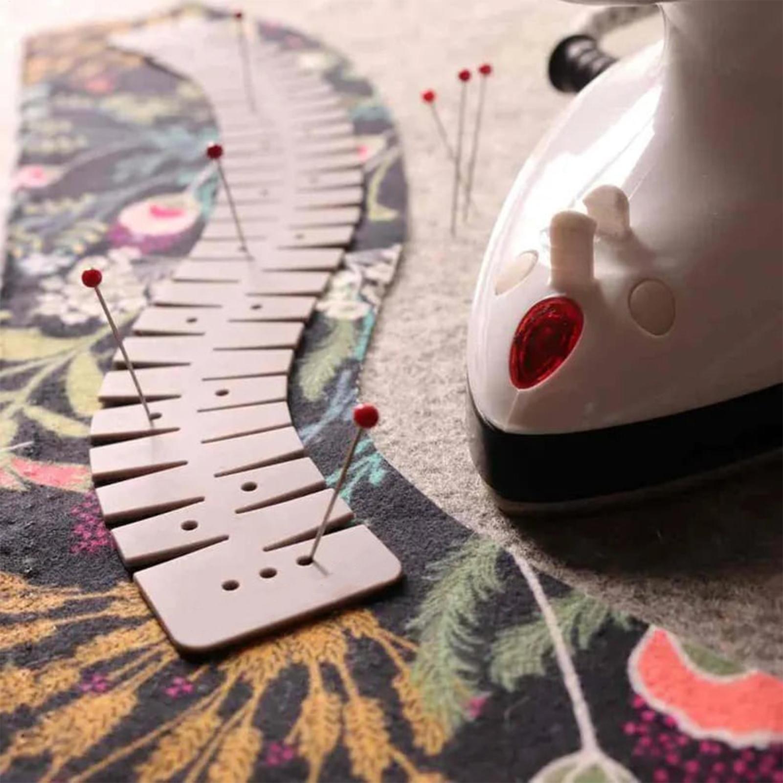 Silicone Hemming Ruler With Ma - Sewing Hemming 리뷰 및 가격