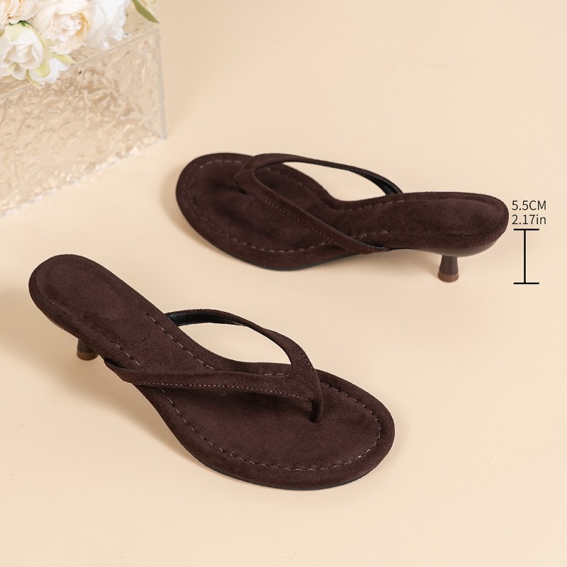Women Brown Heeled Sandals wit - Sewing Nylon 리뷰 및 가격