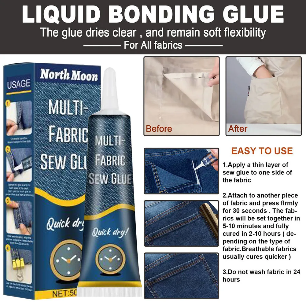 50ml Fabric Glue Quick Dry Fab - Sewing Technology 리뷰 및 가격