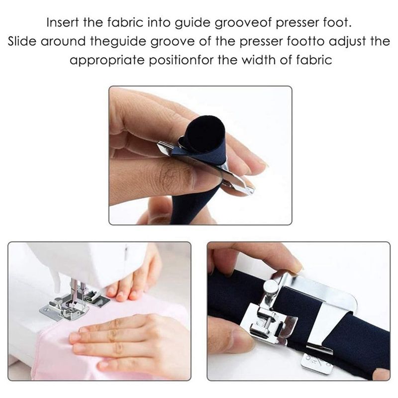 AA63 HOT 6 Pcs Rolled Hem Pres - Sewing Hemming 리뷰 및 가격