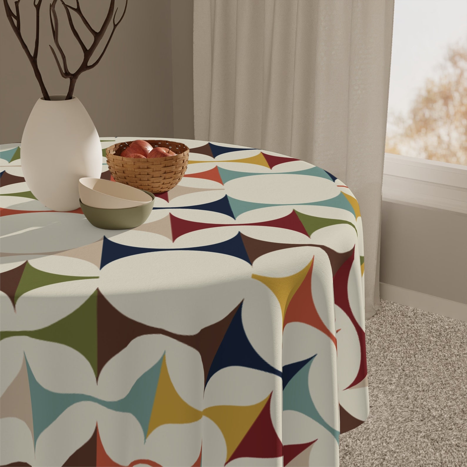 Mid Century Modern Retro Geome - Century Textile & Sewing Supply Online Shopping 리뷰 및 가격