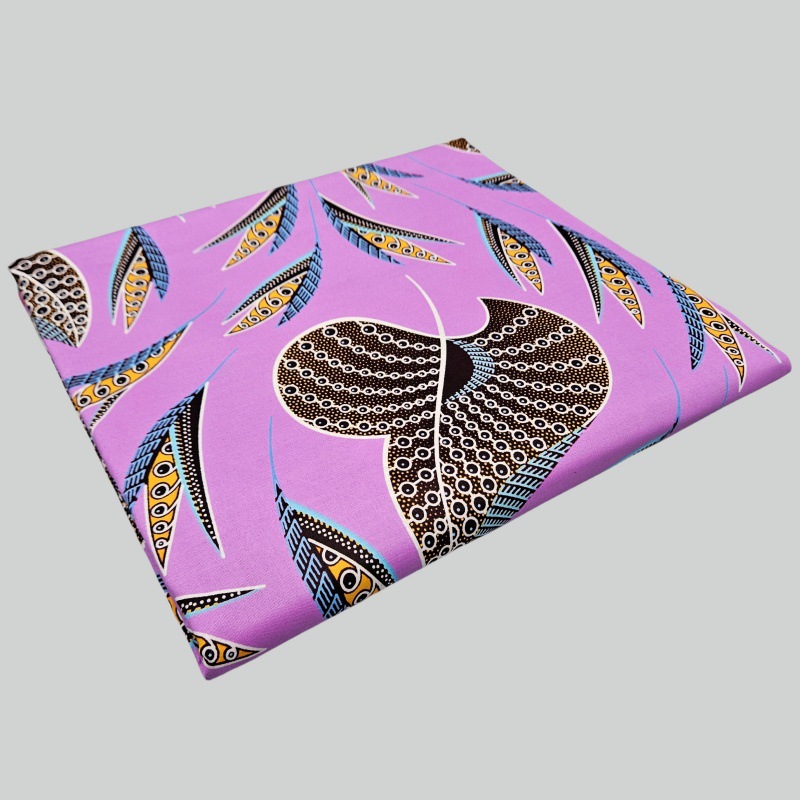 46Inch * 6Yards Purple African - Sewing Batik Fabric 리뷰 및 가격