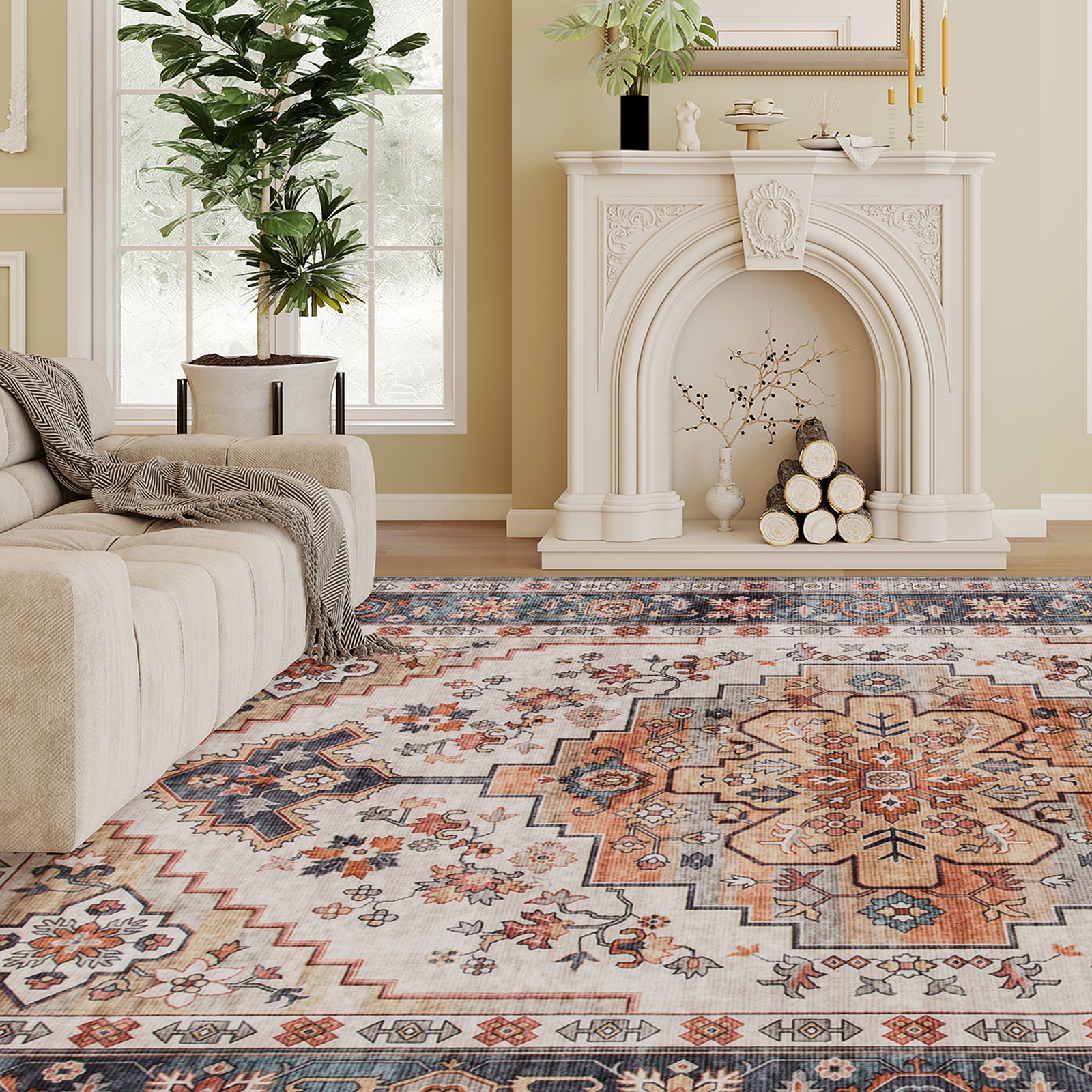 Area Rug 5x7, Machine Washable - Century Textile & Sewing Supply Online Shopping 리뷰 및 가격