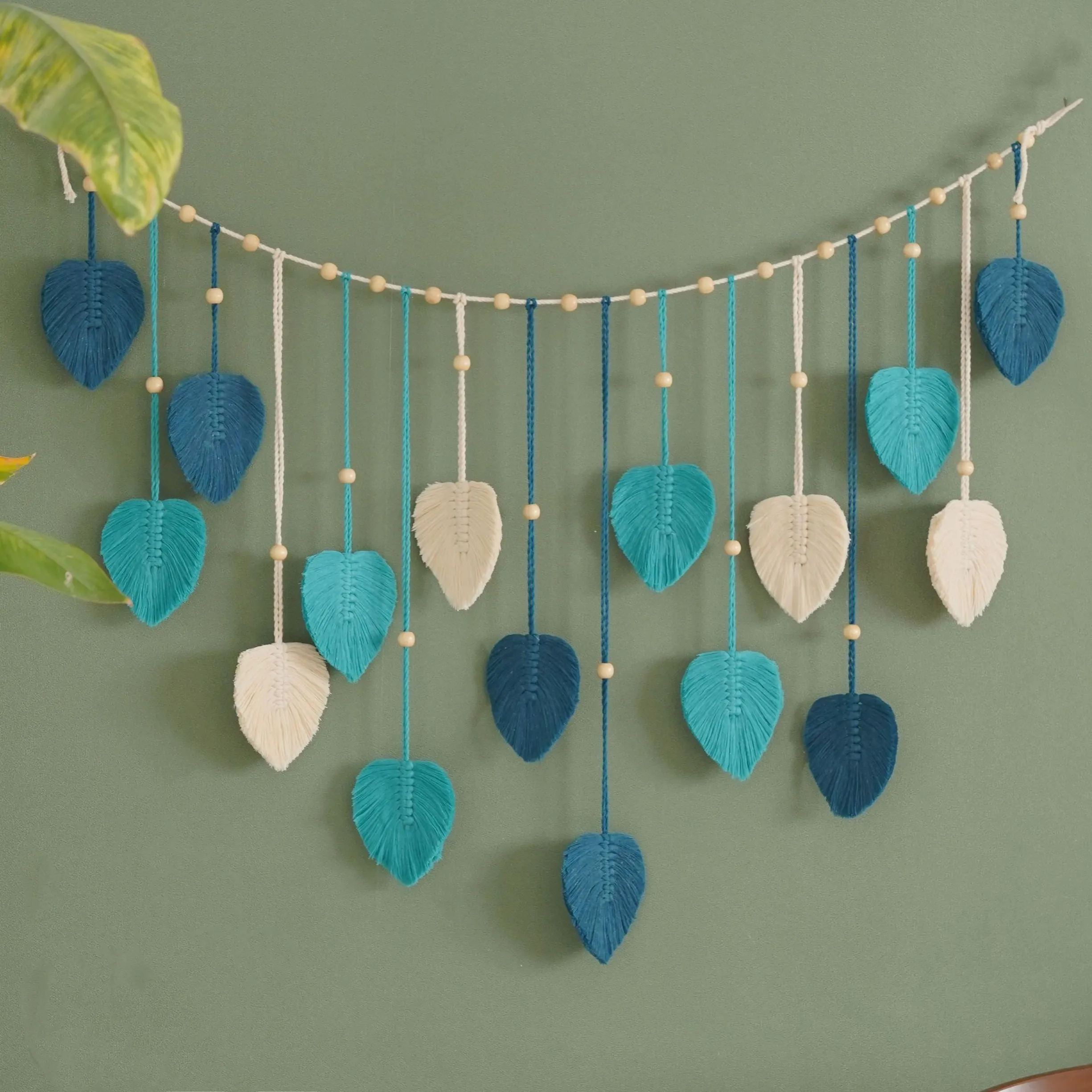 1 Pc Green Leaves Garland, Mac - Century Textile & Sewing Supply Online Shopping 리뷰 및 가격