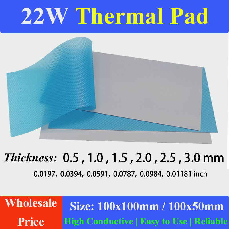 22W/mk 100x100mm Soft Thermal  - Fabric Softener Sheet 리뷰 및 가격