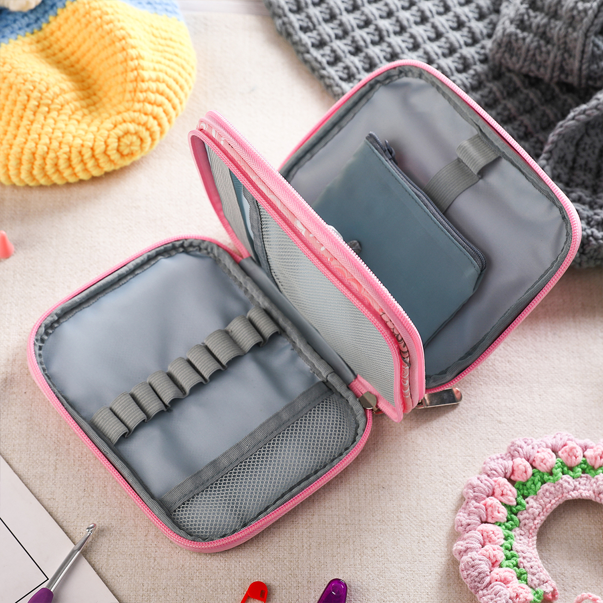 New Empty Knitting Kit Case Or - Textile Sewing Kit 리뷰 및 가격