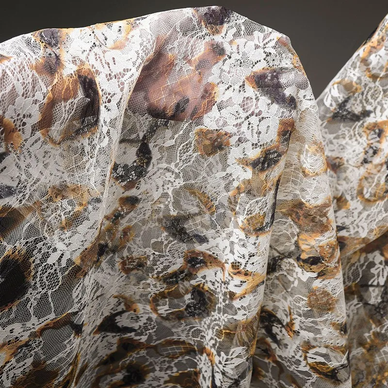 50Cm Retro French Lace Print C - Sewing Batik Fabric 리뷰 및 가격