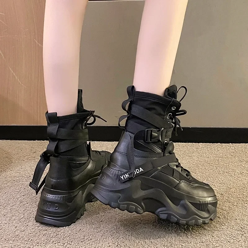 Fashion Women Chunky Platform  - Sewing Nylon 리뷰 및 가격