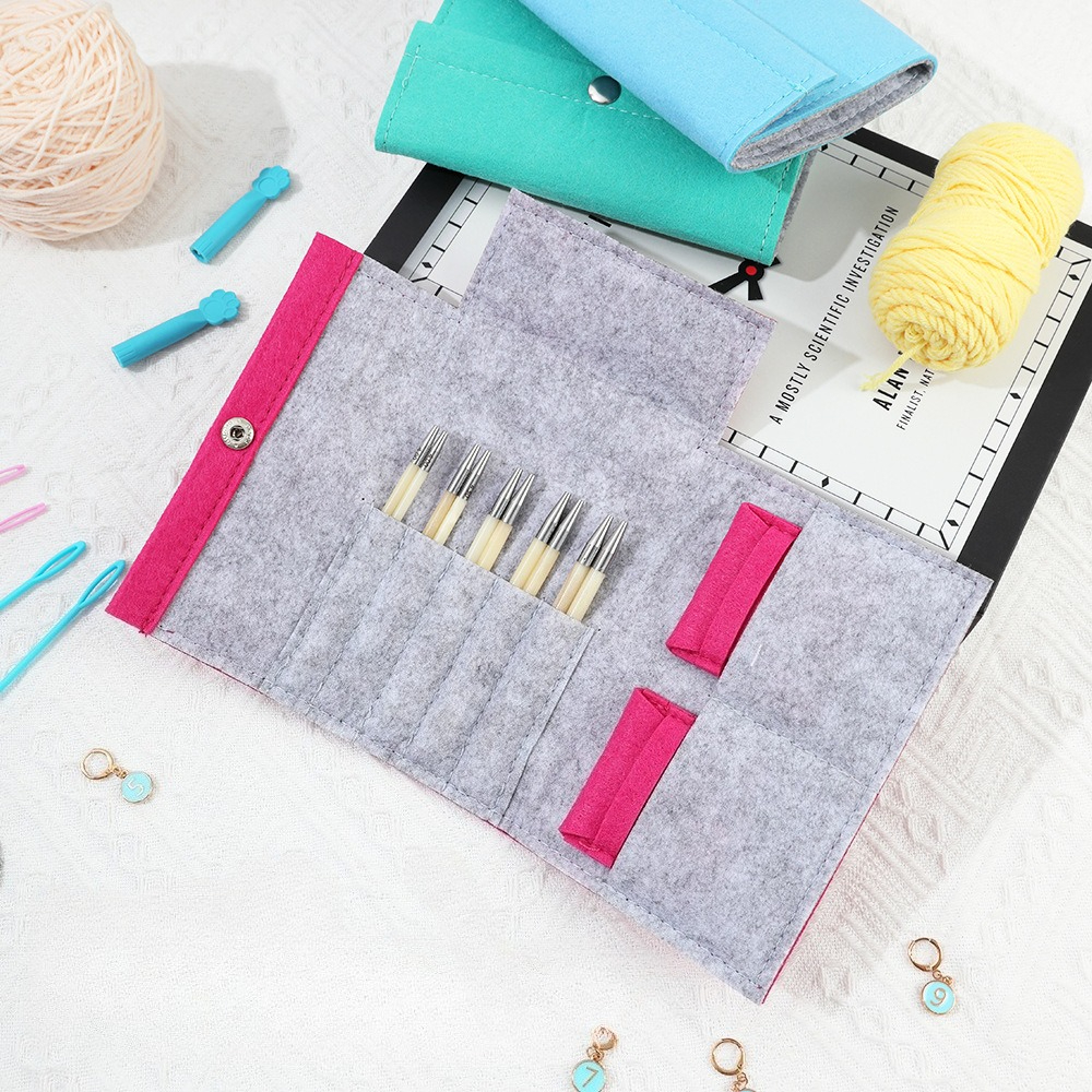 Circular Crochet Hooks Storage - Textile Sewing Kit 리뷰 및 가격