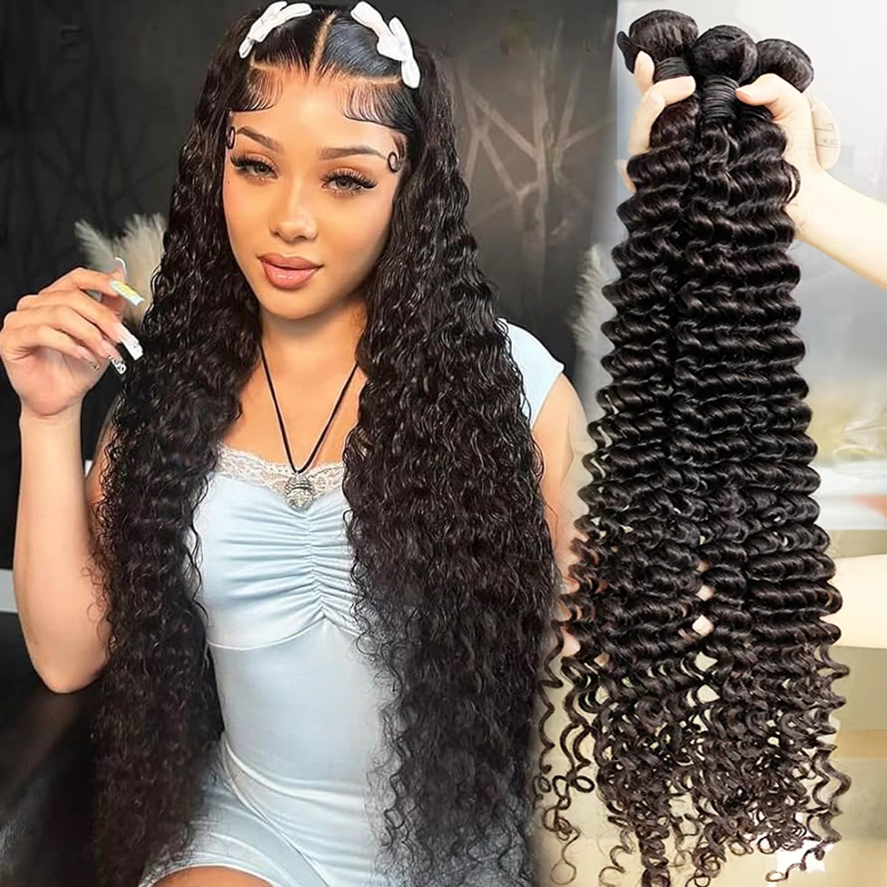 Deep Wave Burmese Human Hair B - Sewing Technology 리뷰 및 가격