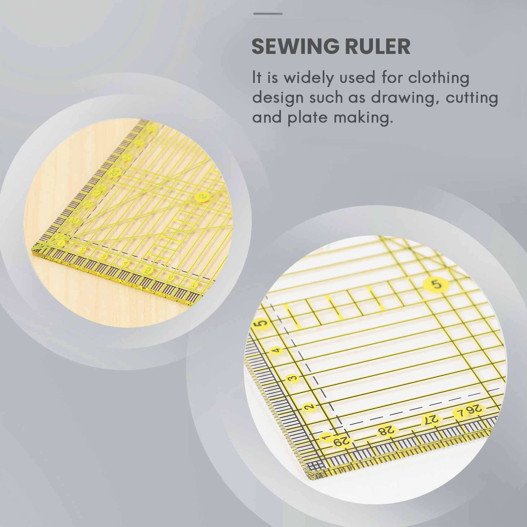 Cutting Ruler Multi-Purpose Pa - Sewing Garments 리뷰 및 가격