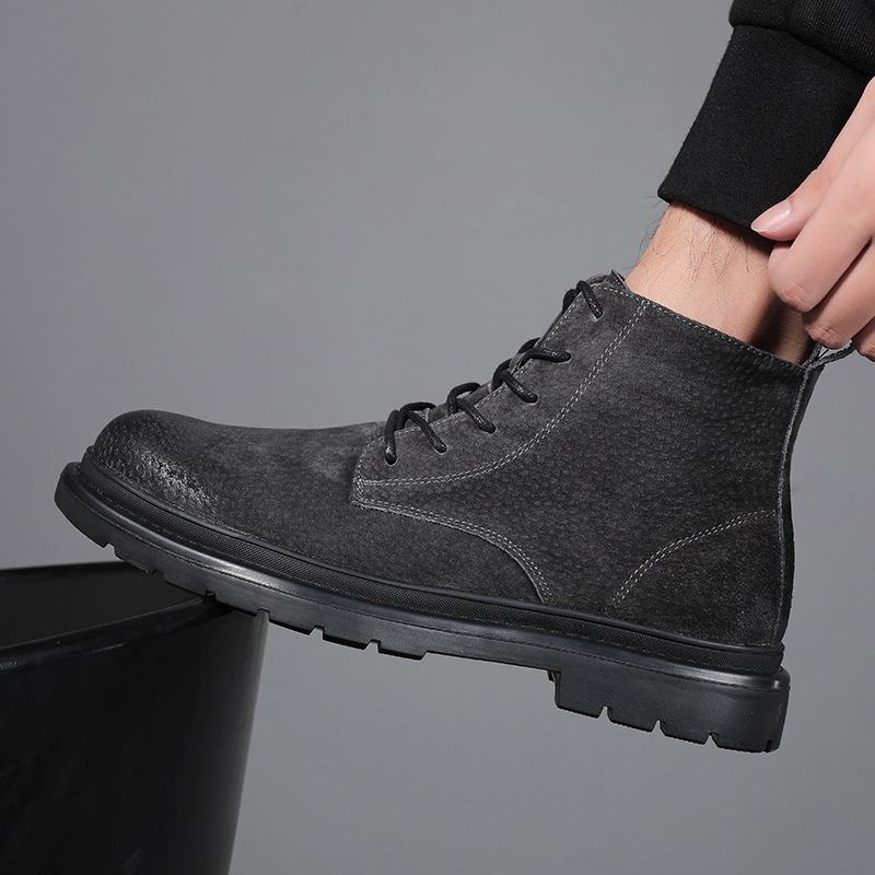 Men's boots autumn and winter  - Sewing Nylon 리뷰 및 가격