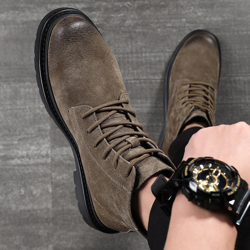Men's boots autumn and winter  - Sewing Nylon 리뷰 및 가격
