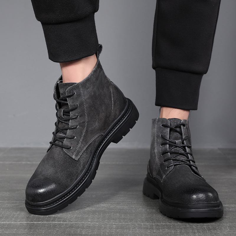 Men's boots autumn and winter  - Sewing Nylon 리뷰 및 가격
