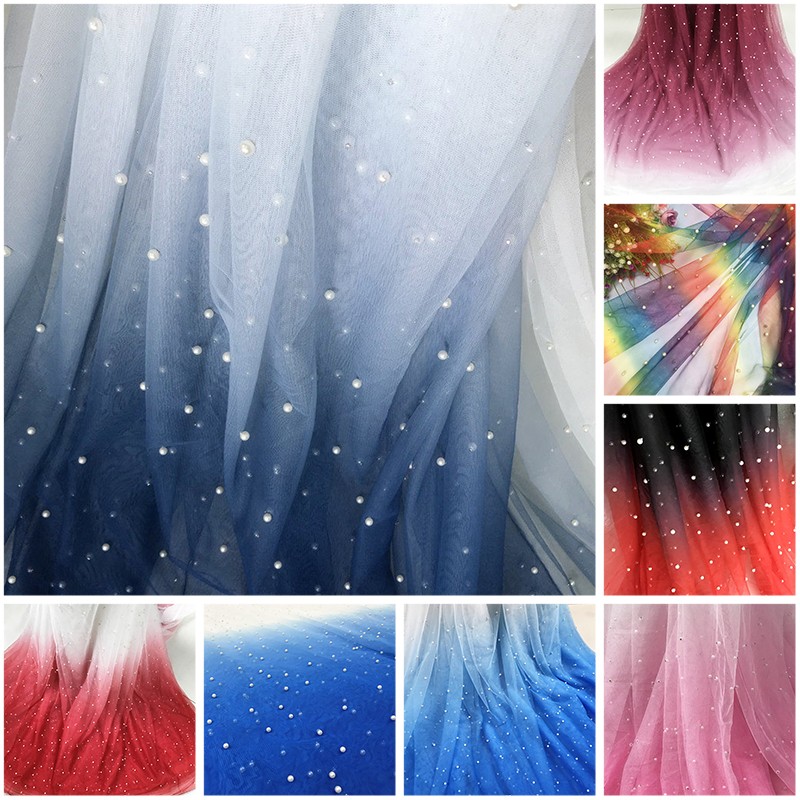 100x150cm Pearl Mesh Gradient  - Sewing Batik Fabric 리뷰 및 가격