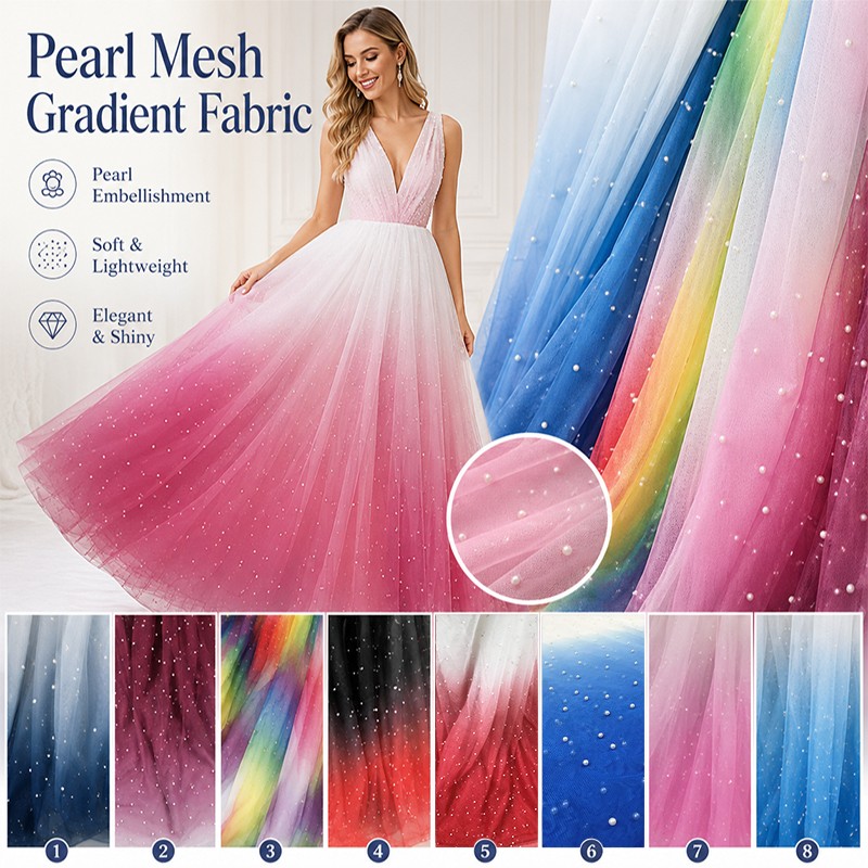 100x150cm Pearl Mesh Gradient  - Sewing Batik Fabric 리뷰 및 가격