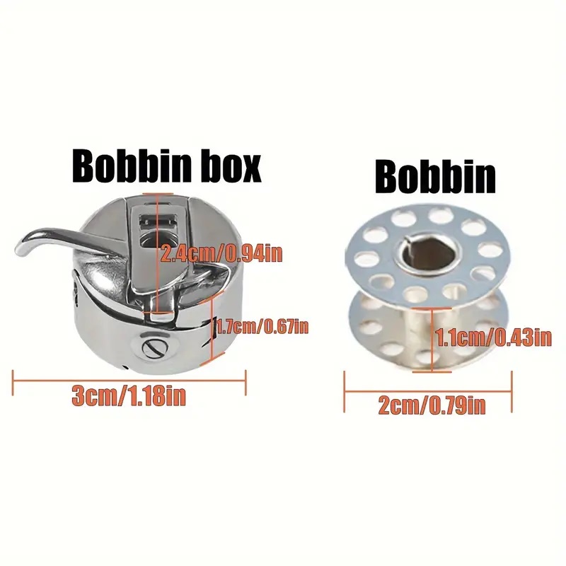 Bobbin Case and Metal Bobbins  - Textile Sewing Kit 리뷰 및 가격