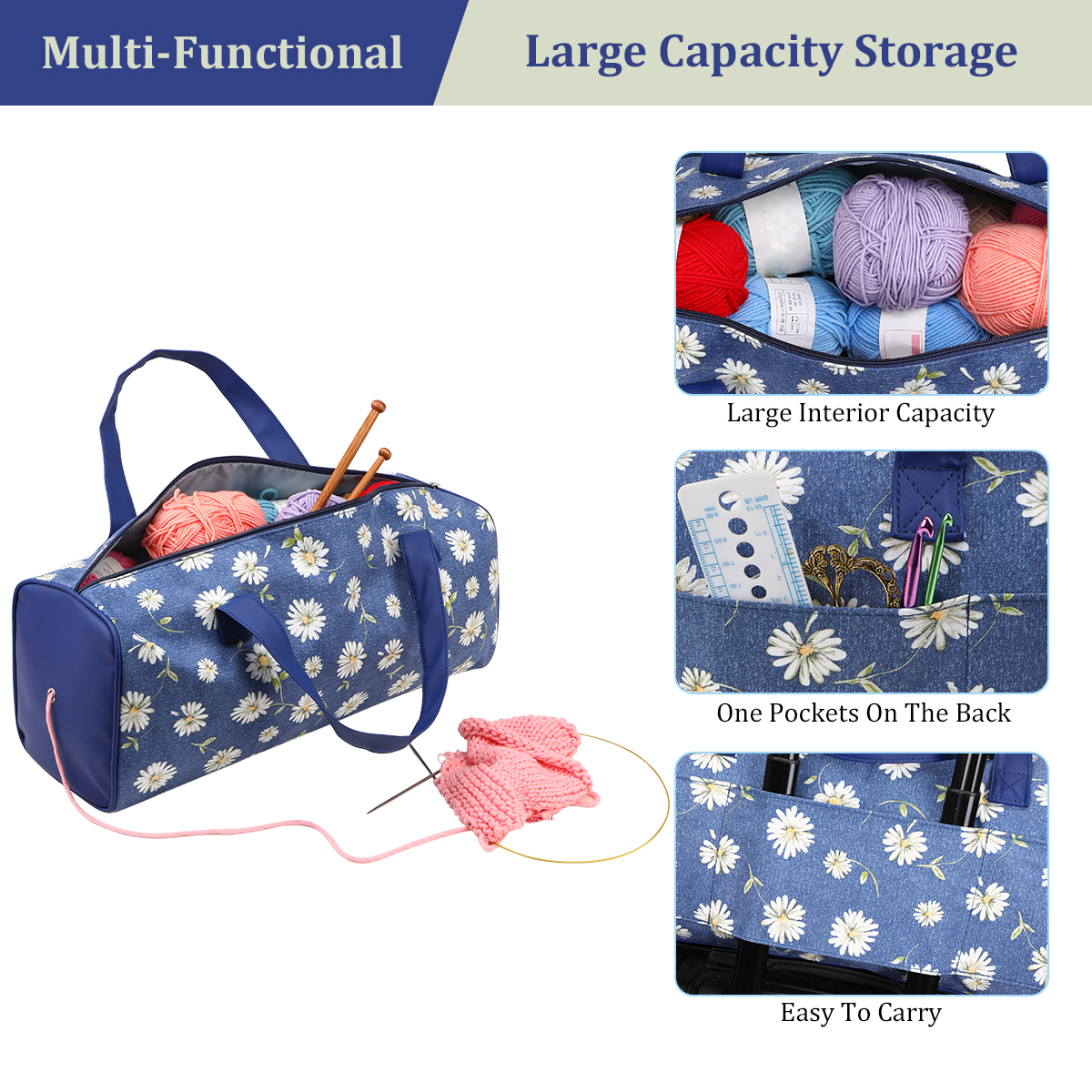 Portable Yarn Crochet Hooks St - Textile Sewing Kit 리뷰 및 가격