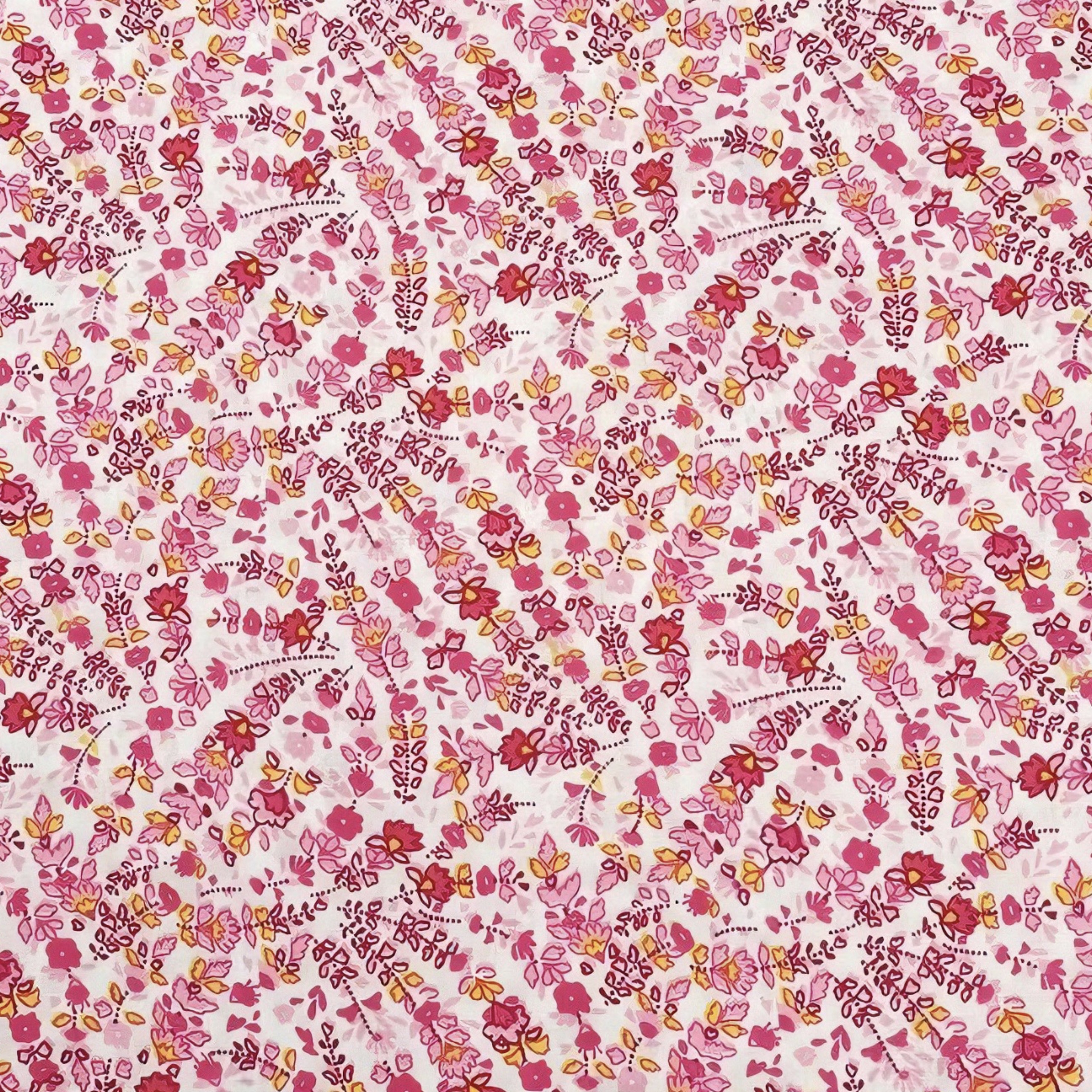 Vintage Floral Printed Fabric  - Vintage Sewing Textile 리뷰 및 가격