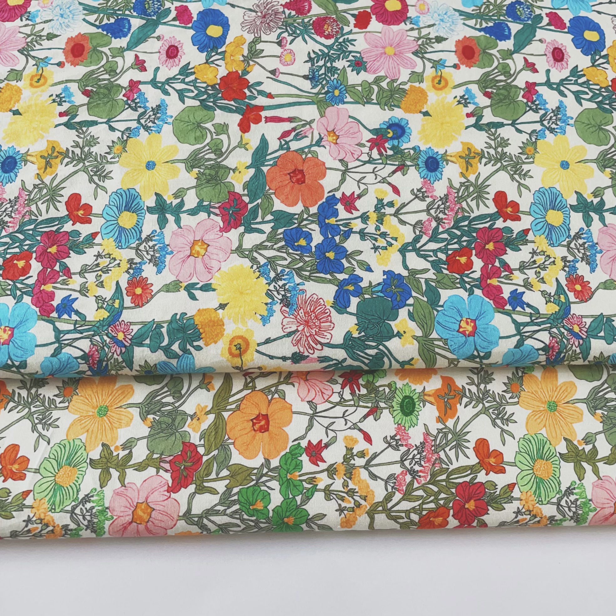 Vintage Floral Printed Cotton  - Vintage Sewing Textile 리뷰 및 가격
